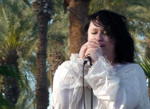 Antony and the Johnsons giving a concert at the Coachella Valley Music and Arts Festival in 2009. Photo credit: Fred von Lohmann (CC).