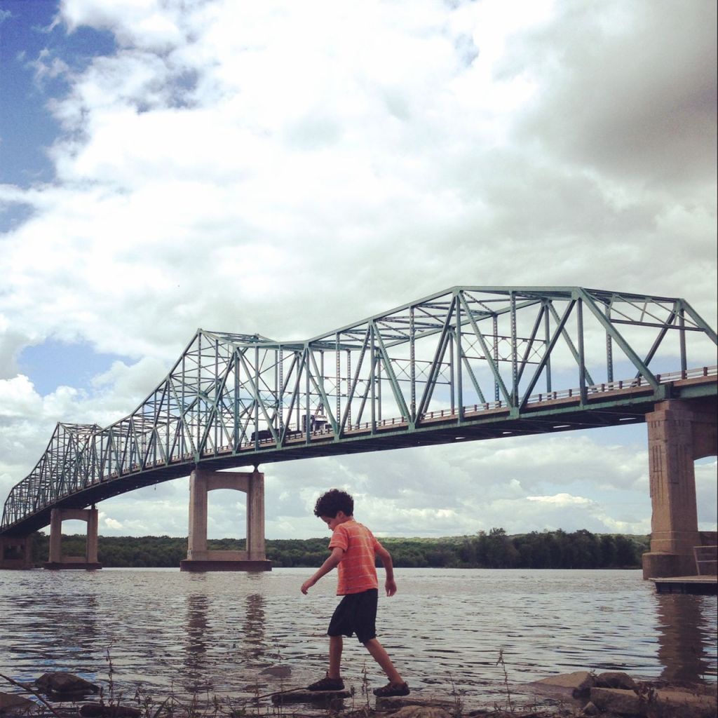 Bridge over the Illinois River, near Lacon, IL.